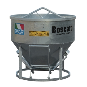Galvanized concrete bucket